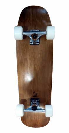 Premium 9,25" Walnut Old School Skateboard Cruiser Complete